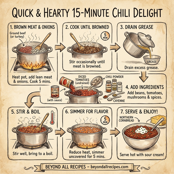 Quick and Hearty 15-Minute Chili Delight instructions