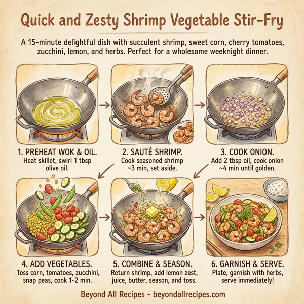 Quick and Zesty Shrimp Vegetable Stir-Fry instructions