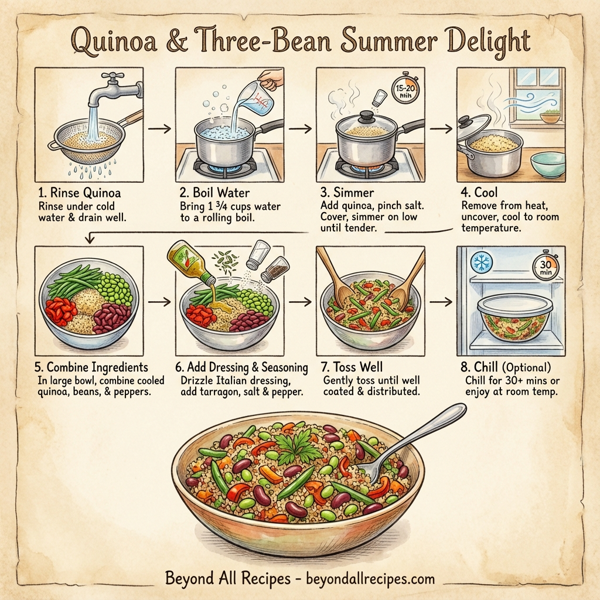 Quinoa & Three-Bean Summer Delight instructions