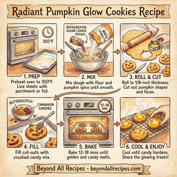 Radiant Pumpkin Glow Cookies instructions