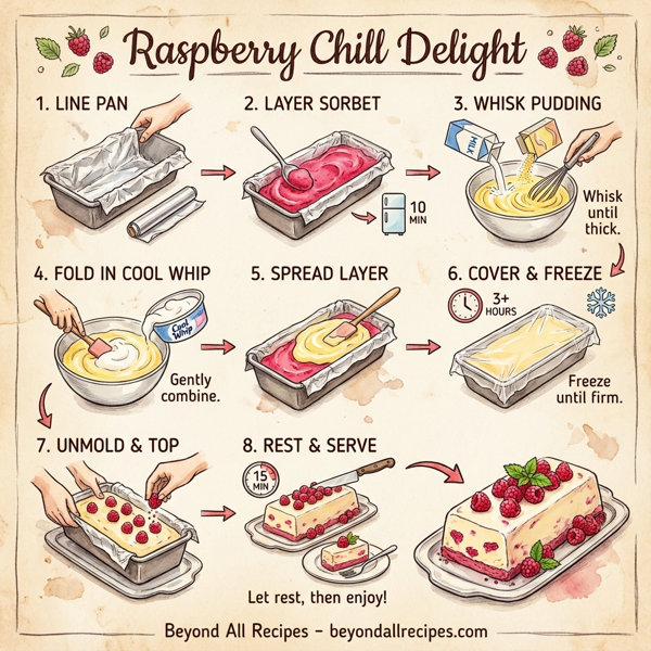 Raspberry Chill Delight instructions