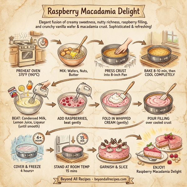 Raspberry Macadamia Delight instructions