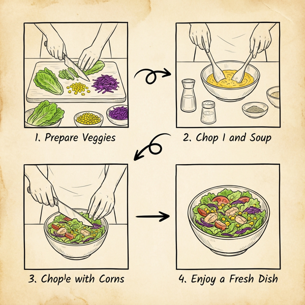 Refreshing Asian Fusion Crunch Salad instructions
