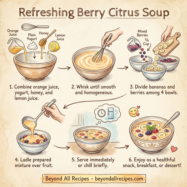 Refreshing Berry Citrus Soup instructions