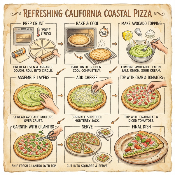 Refreshing California Coastal Pizza instructions