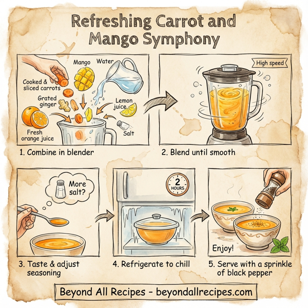 Refreshing Carrot and Mango Symphony instructions