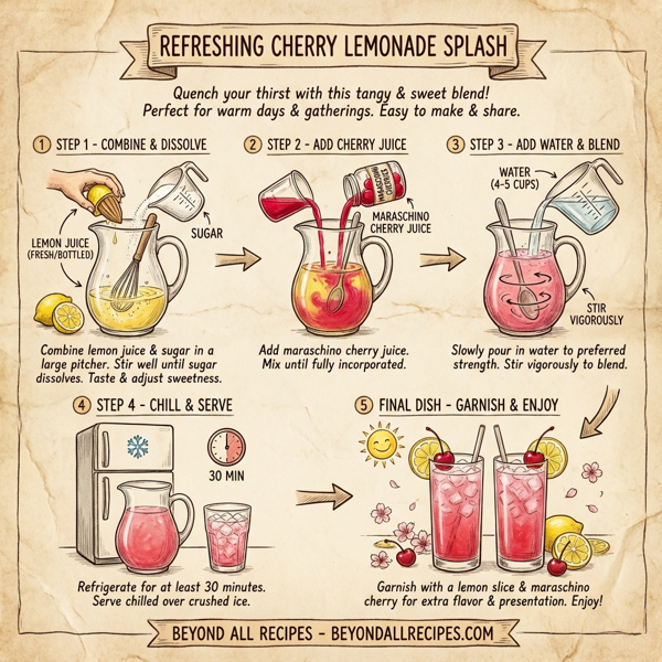 Refreshing Cherry Lemonade Splash instructions