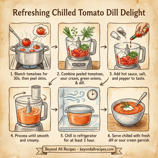 Refreshing Chilled Tomato Dill Delight instructions
