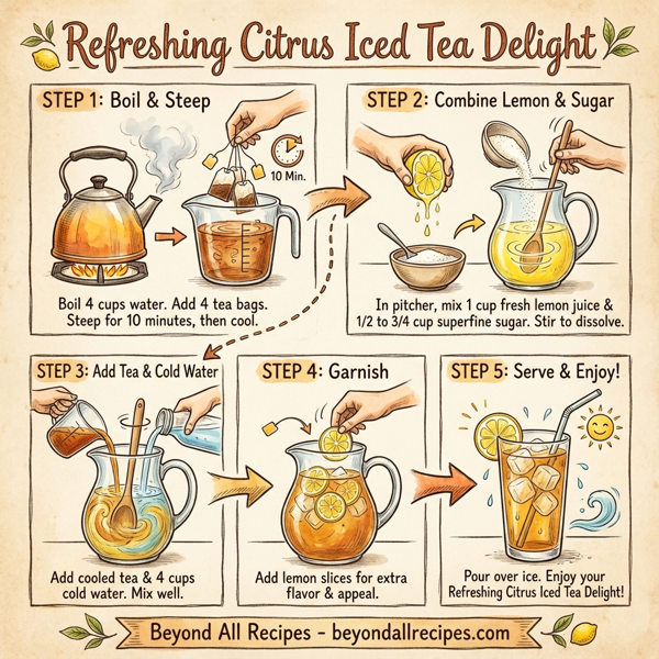 Refreshing Citrus Iced Tea Delight instructions