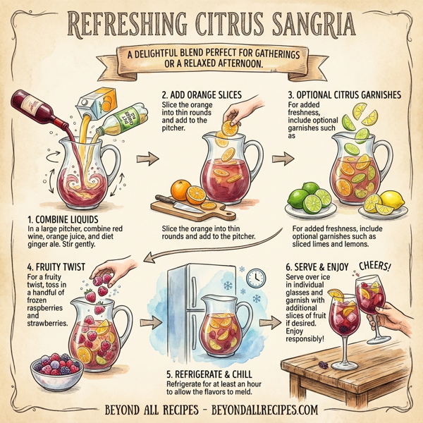 Refreshing Citrus Sangria instructions