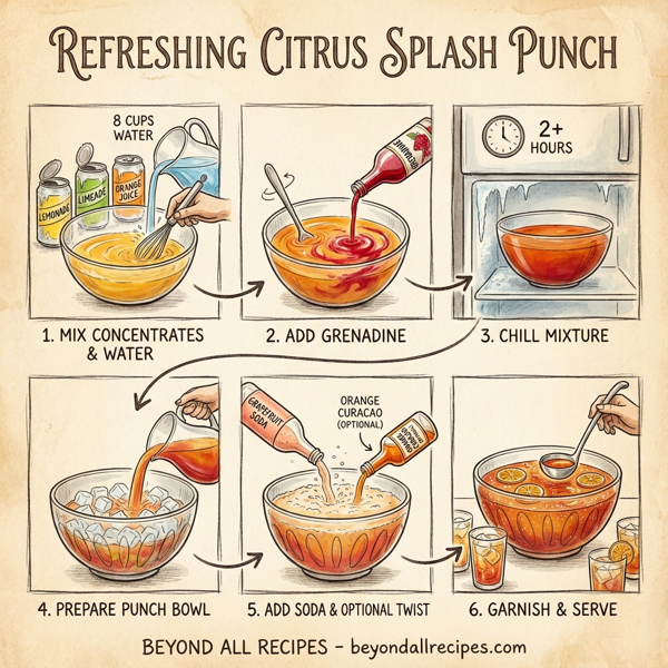 Refreshing Citrus Splash Punch instructions