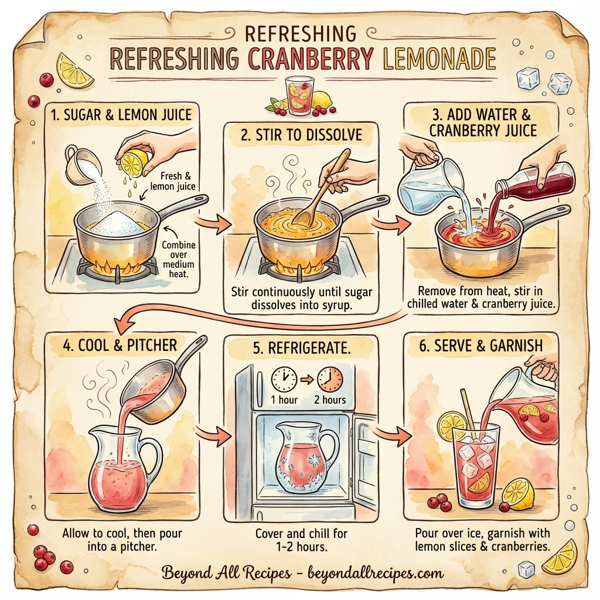 Refreshing Cranberry Lemonade instructions