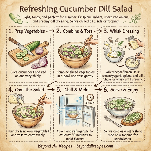 Refreshing Cucumber Dill Salad instructions