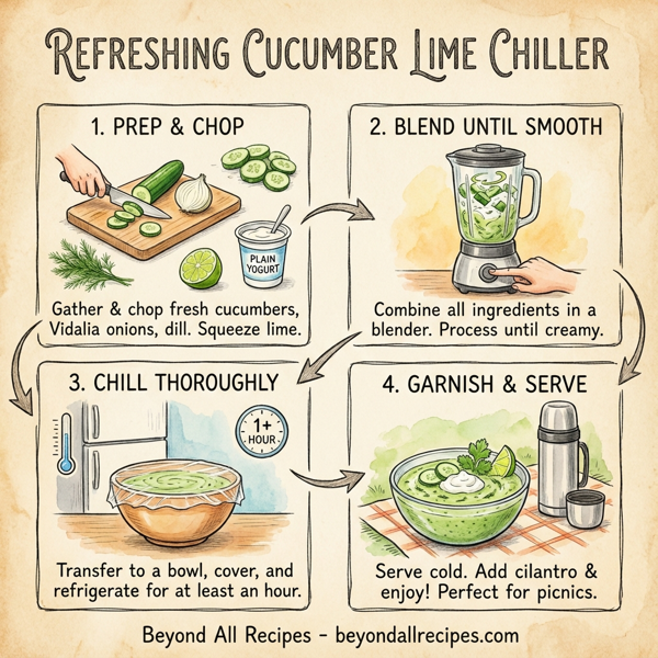Refreshing Cucumber Lime Chiller instructions
