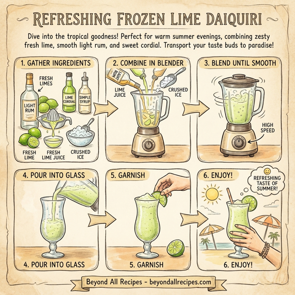 Refreshing Frozen Lime Daiquiri instructions