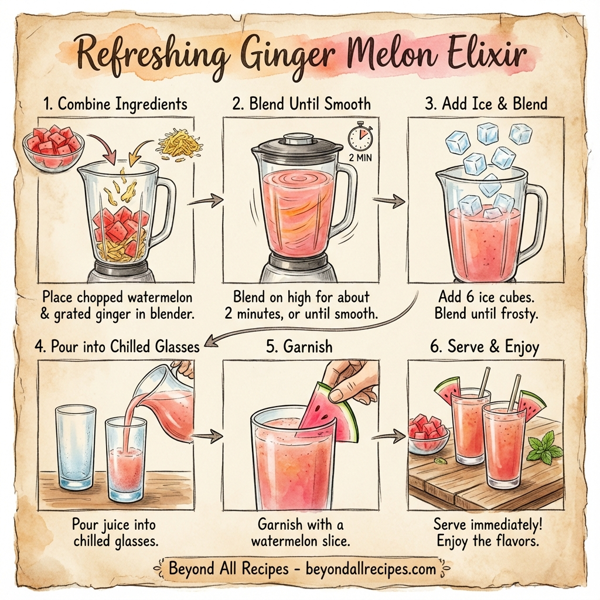 Refreshing Ginger Melon Elixir instructions