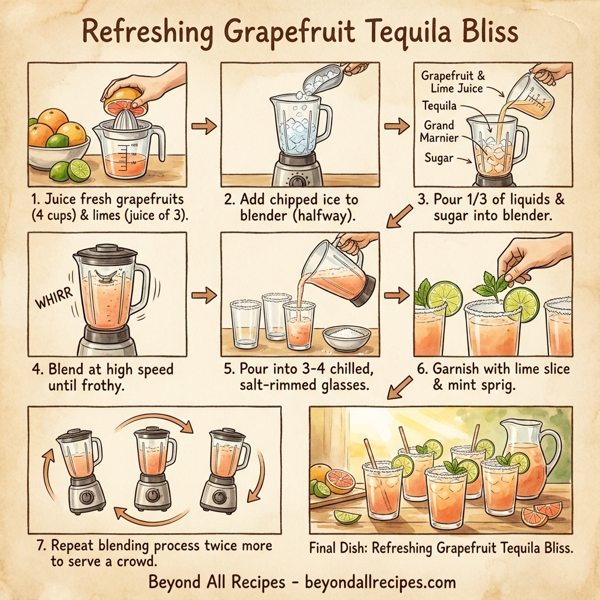 Refreshing Grapefruit Tequila Bliss instructions