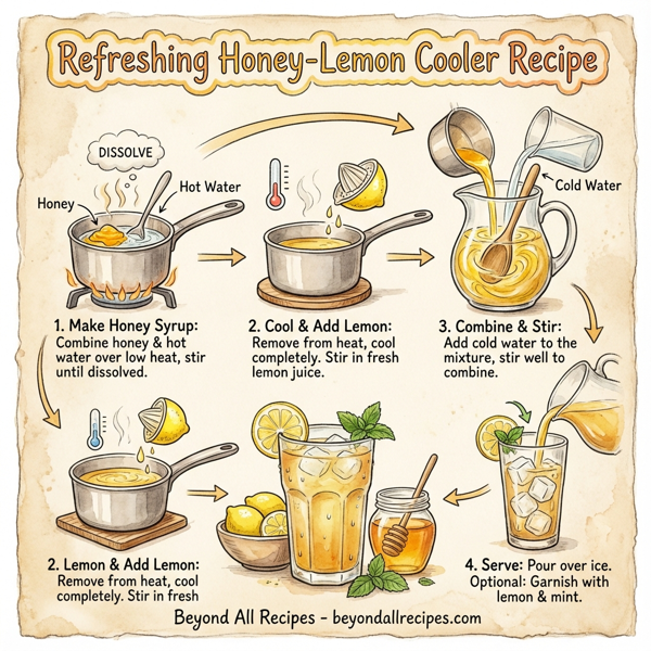Refreshing Honey-Lemon Cooler instructions