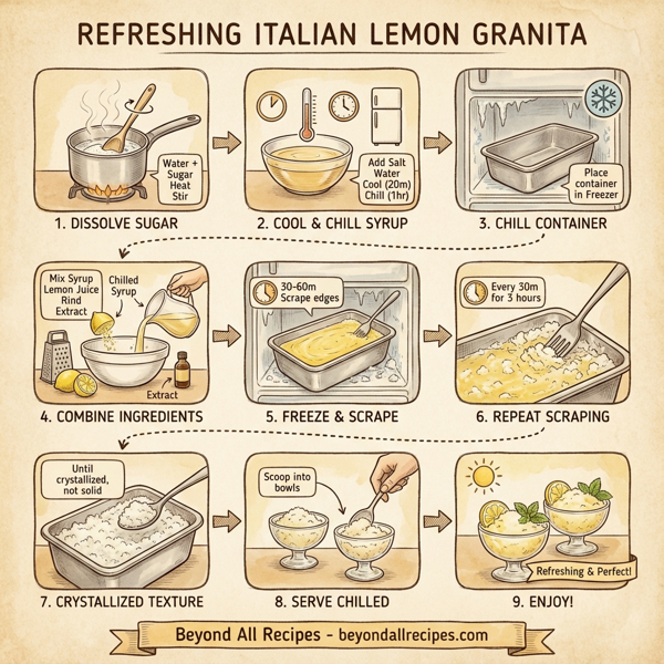 Refreshing Italian Lemon Granita instructions