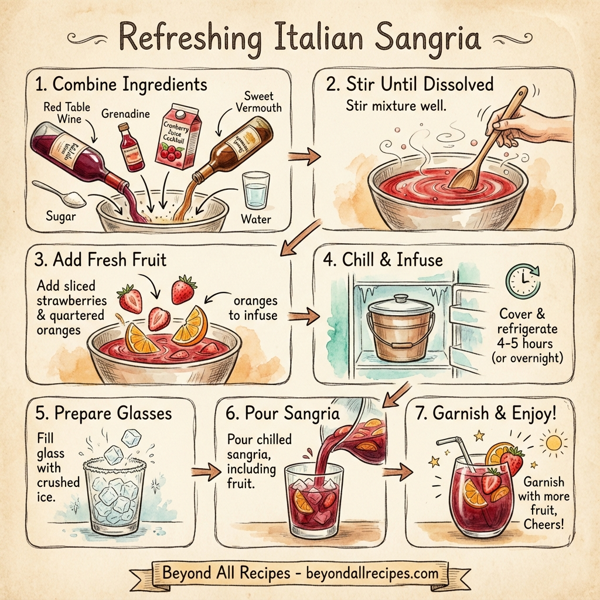 Refreshing Italian Sangria instructions