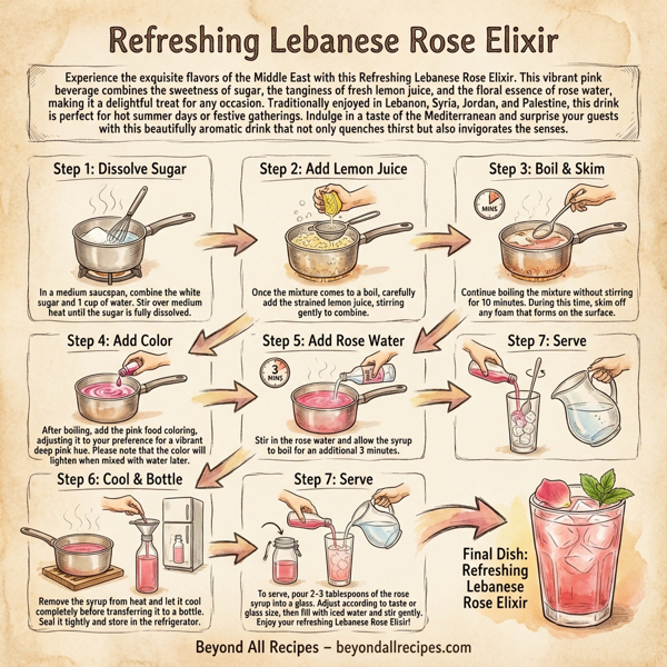 Refreshing Lebanese Rose Elixir instructions