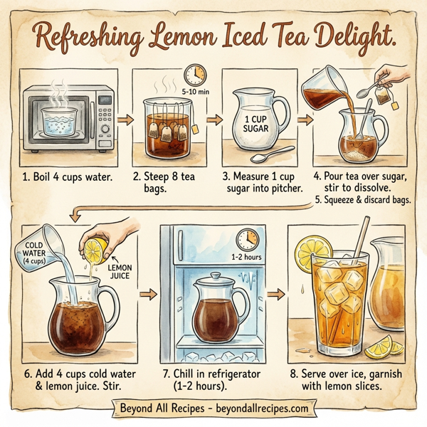 Refreshing Lemon Iced Tea Delight instructions