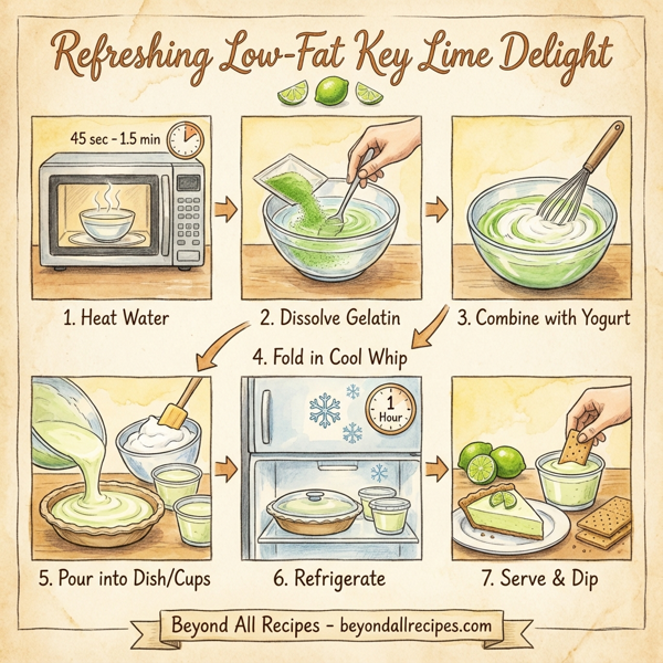 Refreshing Low-Fat Key Lime Delight instructions