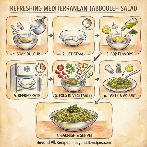 Refreshing Mediterranean Tabbouleh Salad instructions