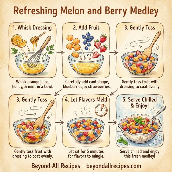 Refreshing Melon and Berry Medley instructions