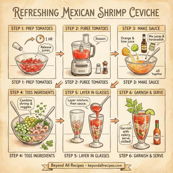 Refreshing Mexican Shrimp Ceviche instructions