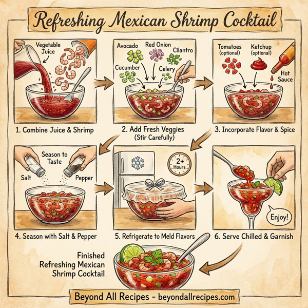 Refreshing Mexican Shrimp Cocktail instructions