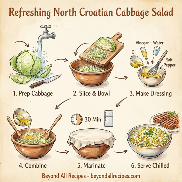 Refreshing North Croatian Cabbage Salad instructions
