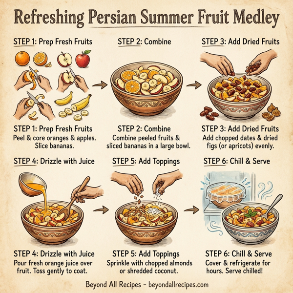 Refreshing Persian Summer Fruit Medley instructions