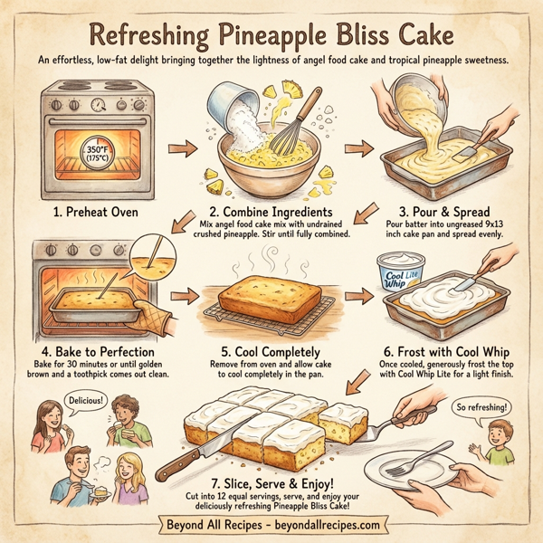 Refreshing Pineapple Bliss Cake instructions