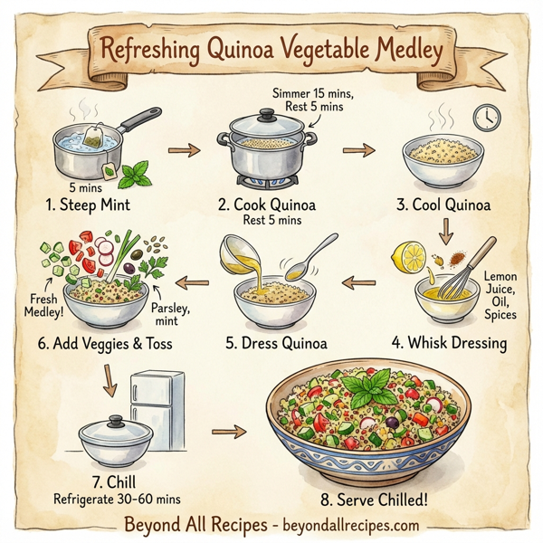 Refreshing Quinoa Vegetable Medley instructions