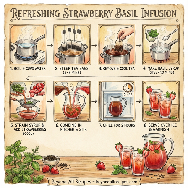 Refreshing Strawberry Basil Infusion instructions