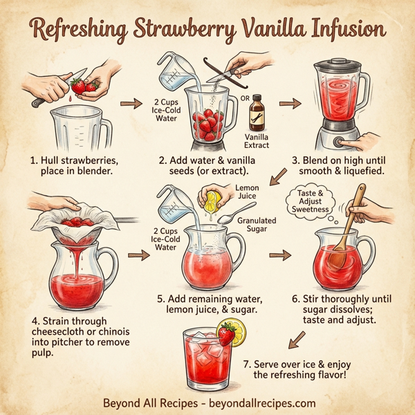 Refreshing Strawberry Vanilla Infusion instructions