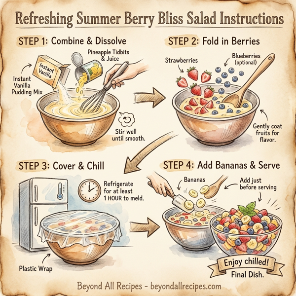 Refreshing Summer Berry Bliss Salad instructions