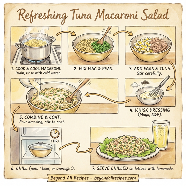 Refreshing Tuna Macaroni Salad instructions
