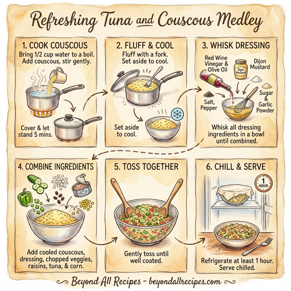 Refreshing Tuna and Couscous Medley instructions