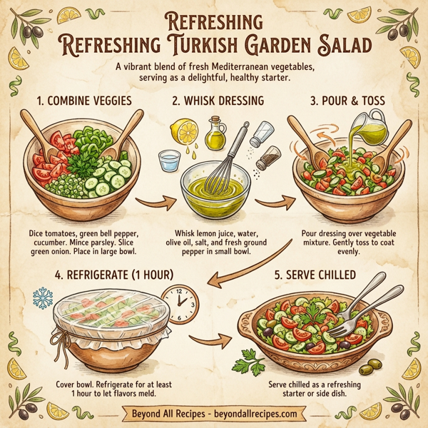 Refreshing Turkish Garden Salad instructions