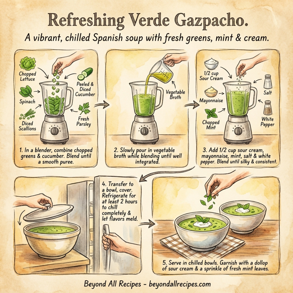 Refreshing Verde Gazpacho instructions