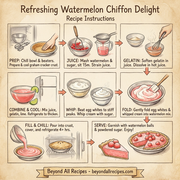 Refreshing Watermelon Chiffon Delight instructions
