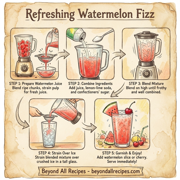 Refreshing Watermelon Fizz instructions