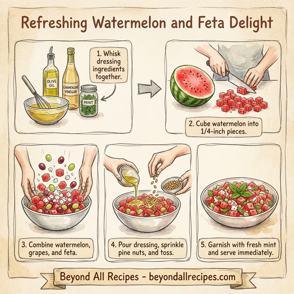 Refreshing Watermelon and Feta Delight instructions