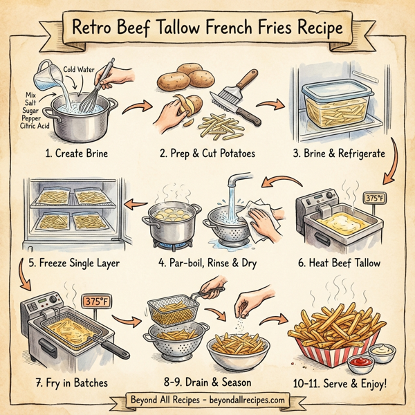 Retro Beef Tallow French Fries instructions