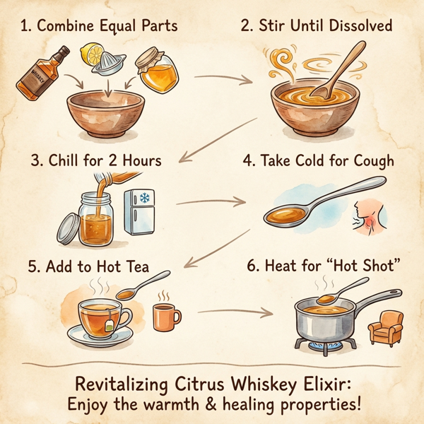 Revitalizing Citrus Whiskey Elixir instructions