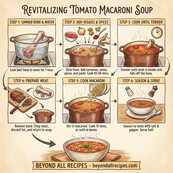 Revitalizing Tomato Macaroni Soup instructions