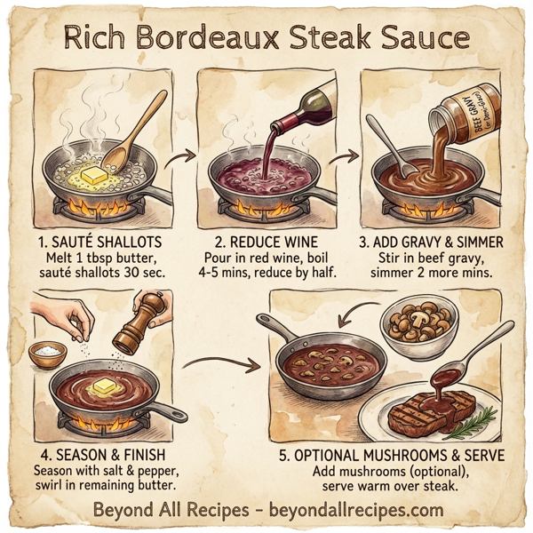 Rich Bordeaux Steak Sauce instructions