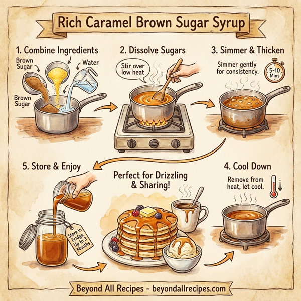 Rich Caramel Brown Sugar Syrup instructions